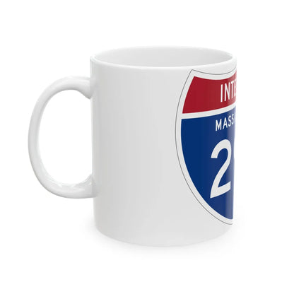 I-290 MA 1961 (Massachusetts) (Road Sign) White Coffee Mug - Go Mug Yourself