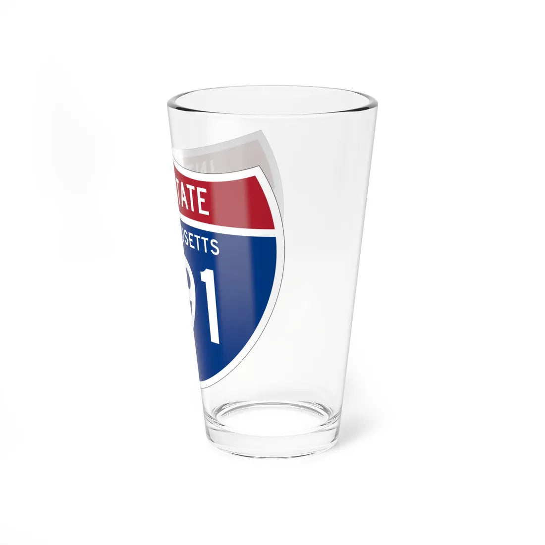 I-291 MA 1961 (Massachusetts) (Road Sign) Pint Glss 16oz - Go Mug Yourself