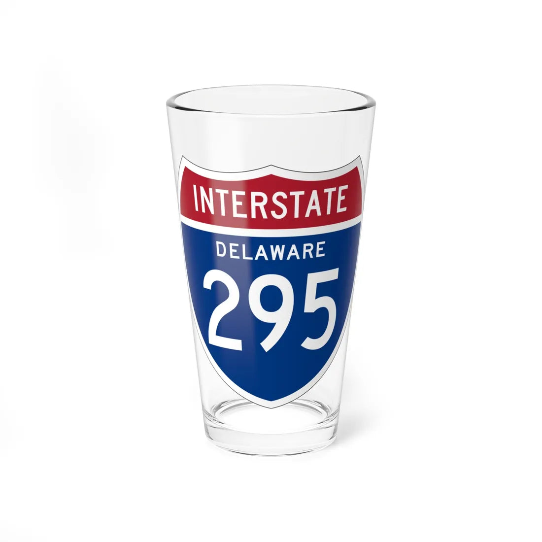 I-295 DE 1957 (Delaware) (Road Sign) Pint Glss 16oz 16oz - Go Mug Yourself