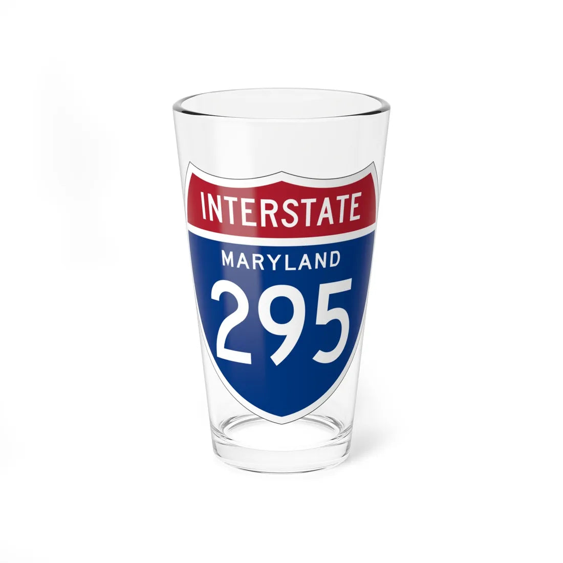 I-295 MD 1957 (Maryland) (Road Sign) Pint Glss 16oz 16oz - Go Mug Yourself