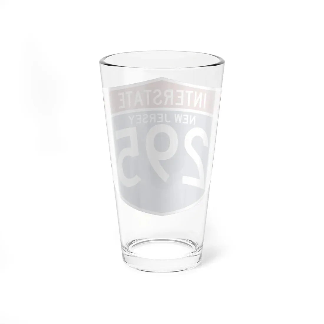 I-295 NJ (New Jersey) (Road Sign) Pint Glass 16oz - Go Mug Yourself