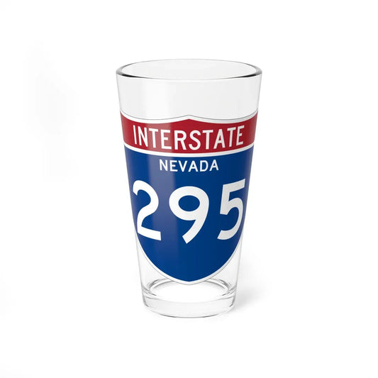 I-295 NV Metric (Nevada) (Road Sign) Pint Glass 16oz 16oz - Go Mug Yourself
