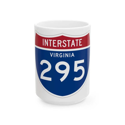 I-295 VA 1961 (Virginia) (Road Sign) White Coffee Mug 15oz - Go Mug Yourself