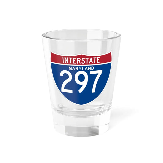 I-297 MD (Maryland) (Road Sign) Shot Glass 1.5oz 1.5oz - Go Mug Yourself