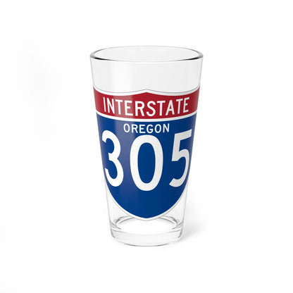 I-305 OR (Oregon) (Road Sign) Pint Glss 16oz 16oz - Go Mug Yourself