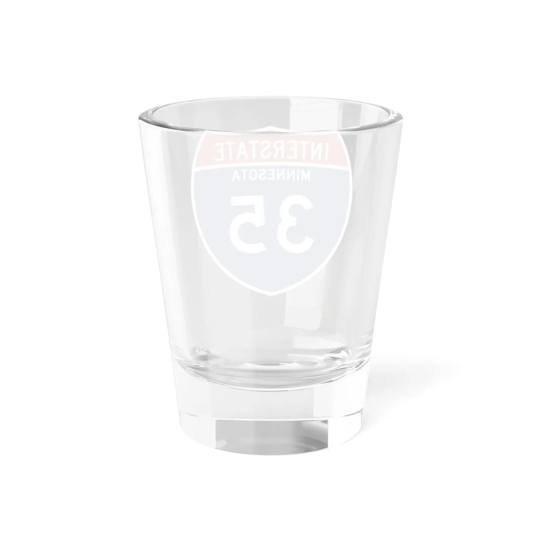 I-35 MN 1957 (Minnesota) (Road Sign) Shot Glass 1.5oz - Go Mug Yourself