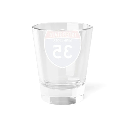 I-35 MN 1957 (Minnesota) (Road Sign) Shot Glass 1.5oz - Go Mug Yourself