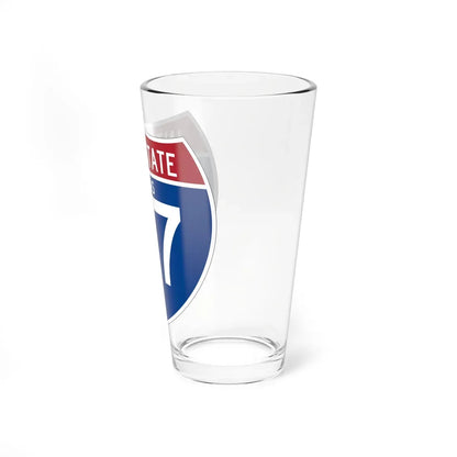 I-37 TX (Texas) (Road Sign) Pint Glass 16oz - Go Mug Yourself
