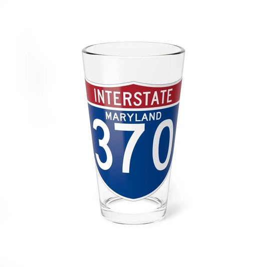 I-370 MD (Maryland) (Road Sign) Pint Glass 16oz 16oz - Go Mug Yourself