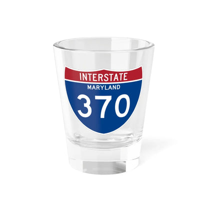 I-370 MD Metric (Maryland) (Road Sign) Shot Glass 1.5oz 1.5oz - Go Mug Yourself