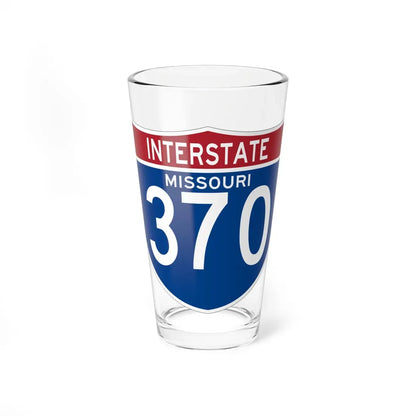 I-370 MO (Missouri) (Road Sign) Pint Glass 16oz 16oz - Go Mug Yourself