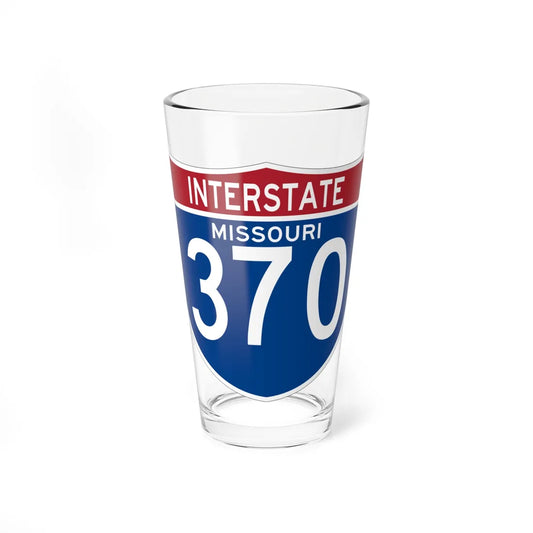 I-370 MO (Missouri) (Road Sign) Pint Glss 16oz 16oz - Go Mug Yourself