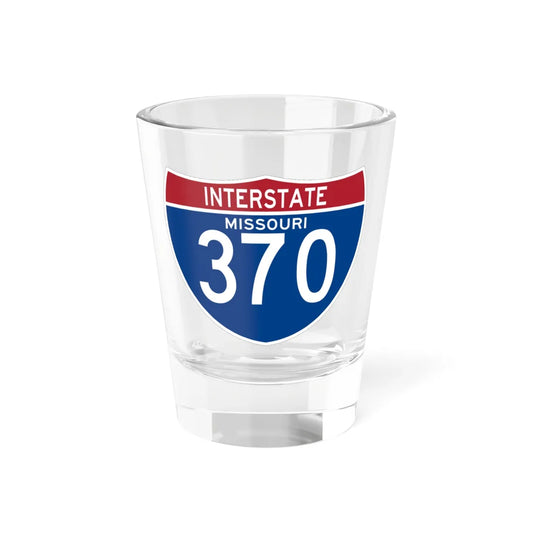 I-370 MO (Missouri) (Road Sign) Shot Glass 1.5oz 1.5oz - Go Mug Yourself