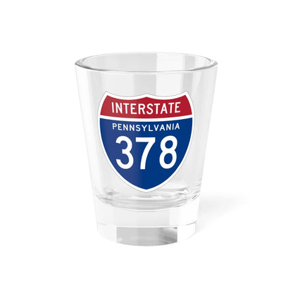 I-378 PA 1957 (Pennsylvania) (Road Sign) Shot Glass 1.5oz 1.5oz - Go Mug Yourself