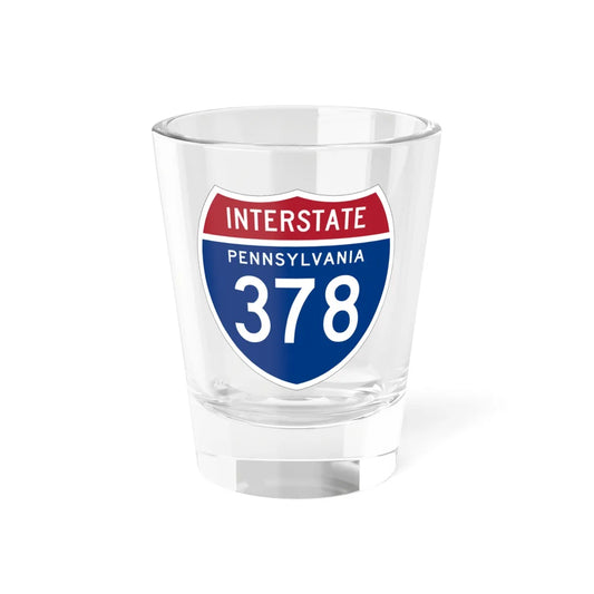 I-378 PA 1957 (Pennsylvania) (Road Sign) Shot Glass 1.5oz 1.5oz - Go Mug Yourself