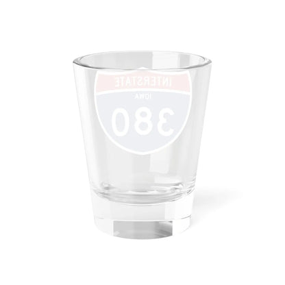 I-380 IA 1961 (Iowa) (Road Sign) Shot Glass 1.5oz - Go Mug Yourself
