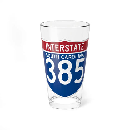 I-385 SC (South Carolina) (Road Sign) Pint Glass 16oz 16oz - Go Mug Yourself