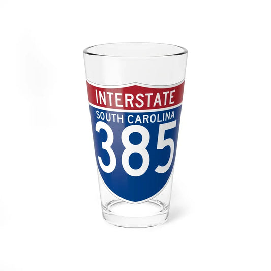 I-385 SC (South Carolina) (Road Sign) Pint Glass 16oz 16oz - Go Mug Yourself