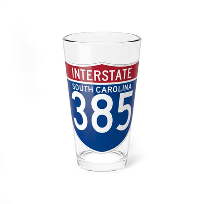 I-385 SC (South Carolina) (Road Sign) Pint Glss 16oz 16oz - Go Mug Yourself