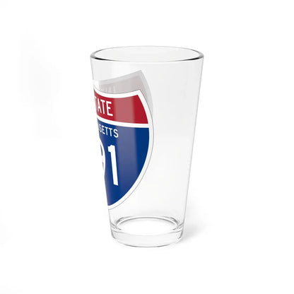 I-391 MA 1961 (Massachusetts) (Road Sign) Pint Glass 16oz - Go Mug Yourself