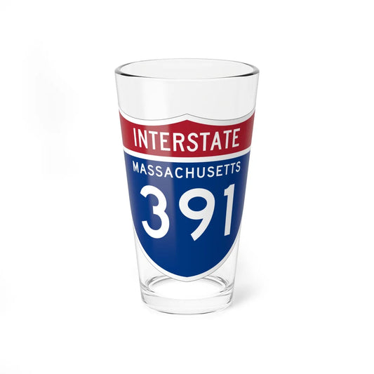 I-391 MA 1961 (Massachusetts) (Road Sign) Pint Glss 16oz 16oz - Go Mug Yourself