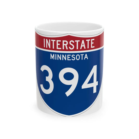 I-394 MN 1961 (Minnesota) (Road Sign) White Coffee Mug 11oz - Go Mug Yourself