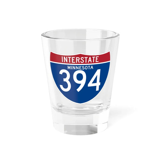 I-394 MN (Minnesota) (Road Sign) Shot Glass 1.5oz 1.5oz - Go Mug Yourself