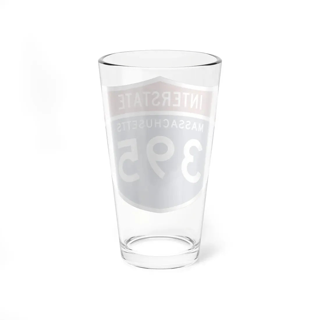 I-395 MA 1961 (Massachusetts) (Road Sign) Pint Glass 16oz - Go Mug Yourself