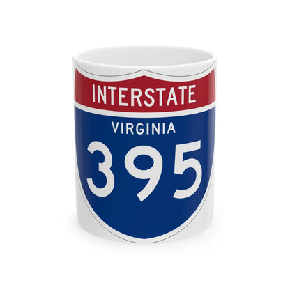 I-395 VA 1961 (Virginia) (Road Sign) White Coffee Mug 11oz - Go Mug Yourself