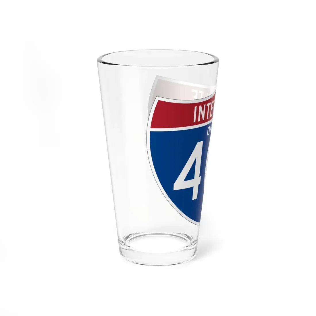 I-405 OR (Oregon) (Road Sign) Pint Glass 16oz - Go Mug Yourself