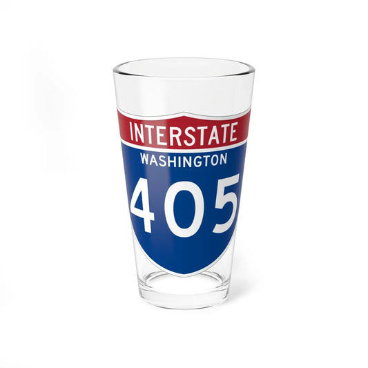 I-405 WA Metric (Washington) (Road Sign) Pint Glss 16oz 16oz - Go Mug Yourself