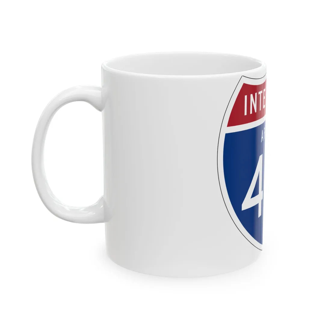 I-410 AZ 1957 (Arizona) (Road Sign) White Coffee Mug - Go Mug Yourself