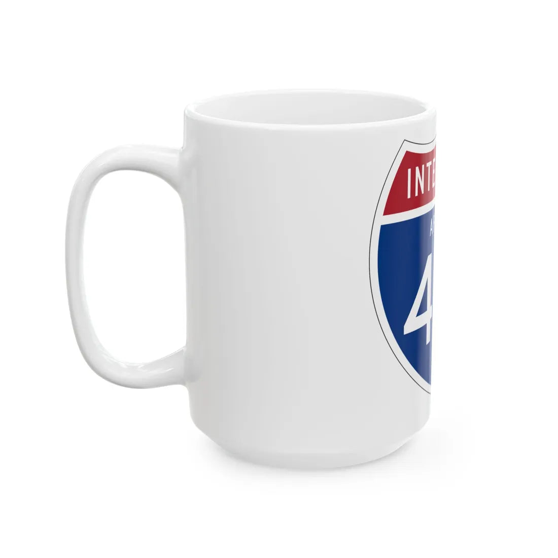 I-410 AZ 1957 (Arizona) (Road Sign) White Coffee Mug - Go Mug Yourself