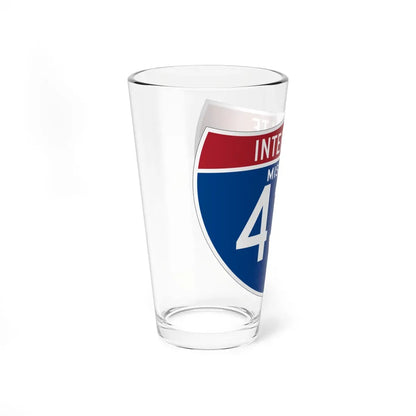 I-435 MO (Missouri) (Road Sign) Pint Glass 16oz - Go Mug Yourself