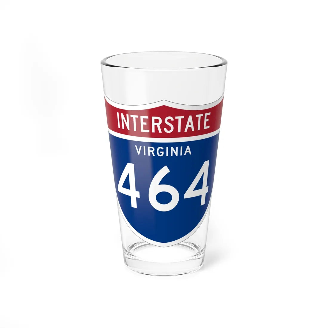 I-464 VA 1961 (Virginia) (Road Sign) Pint Glss 16oz 16oz - Go Mug Yourself