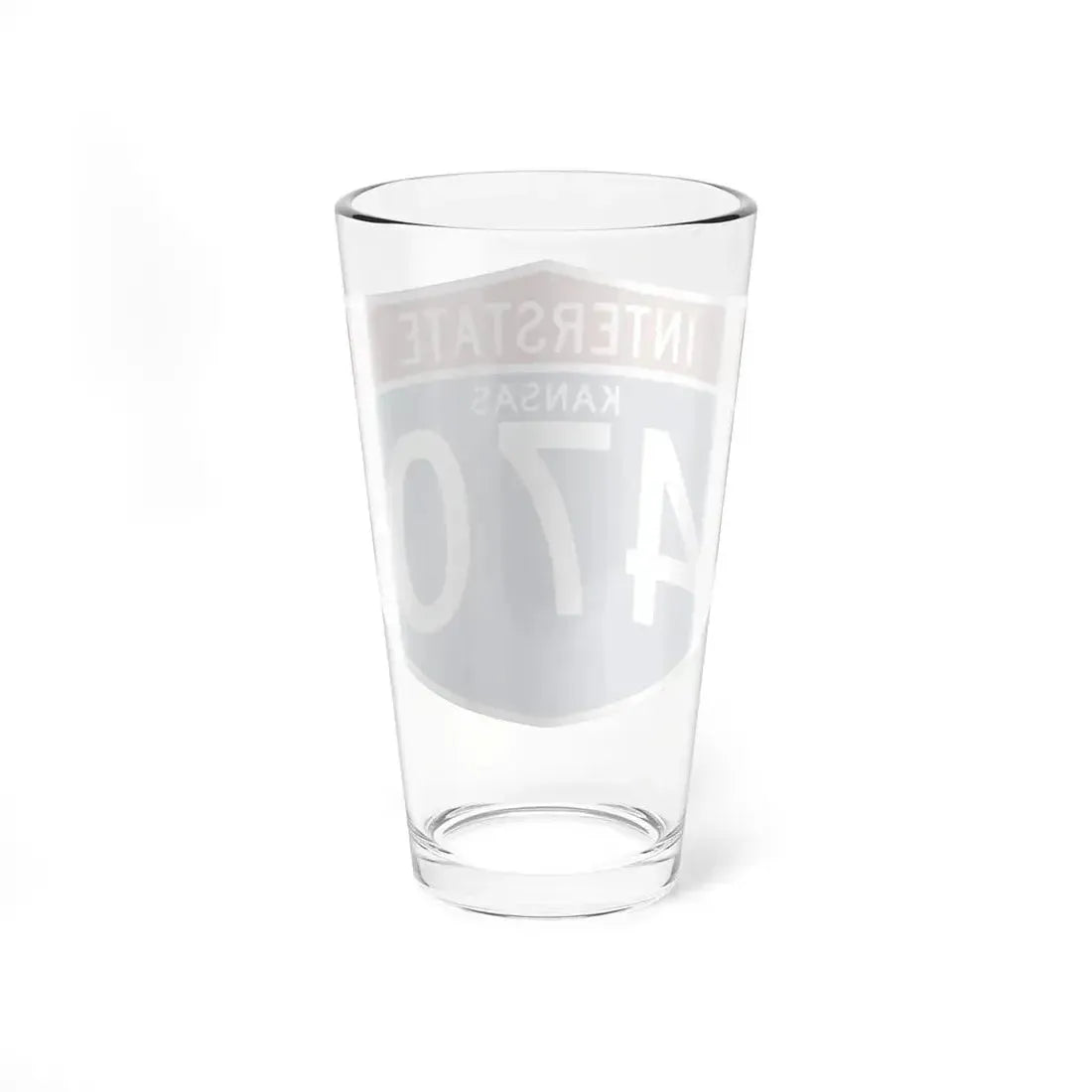 I-470 KS (Kansas) (Road Sign) Pint Glass 16oz - Go Mug Yourself
