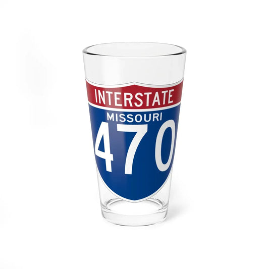 I-470 MO (Missouri) (Road Sign) Pint Glass 16oz 16oz - Go Mug Yourself
