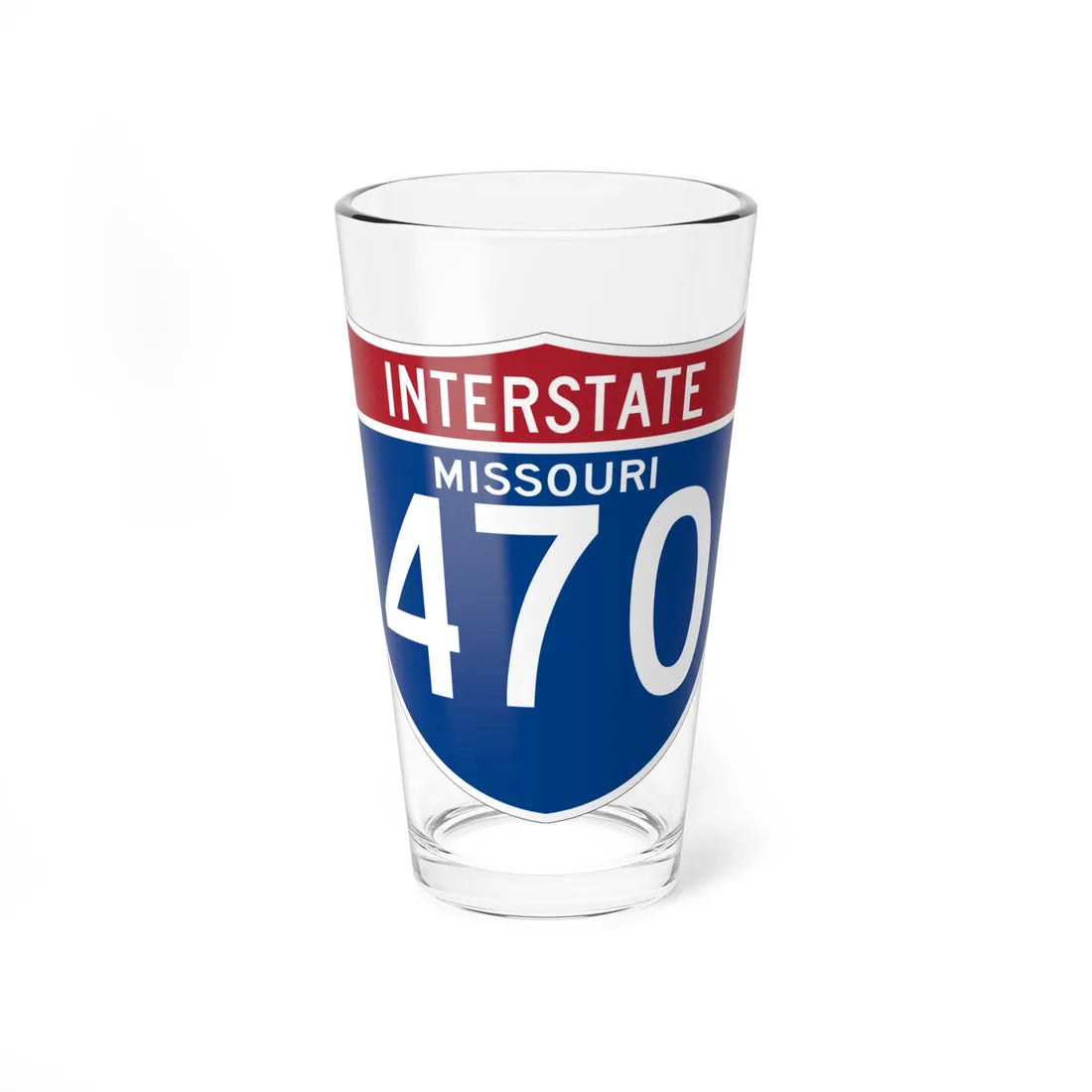 I-470 MO (Missouri) (Road Sign) Pint Glss 16oz 16oz - Go Mug Yourself