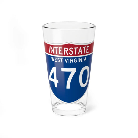 I-470 WV Metric (Virginia) (Road Sign) Pint Glss 16oz 16oz - Go Mug Yourself