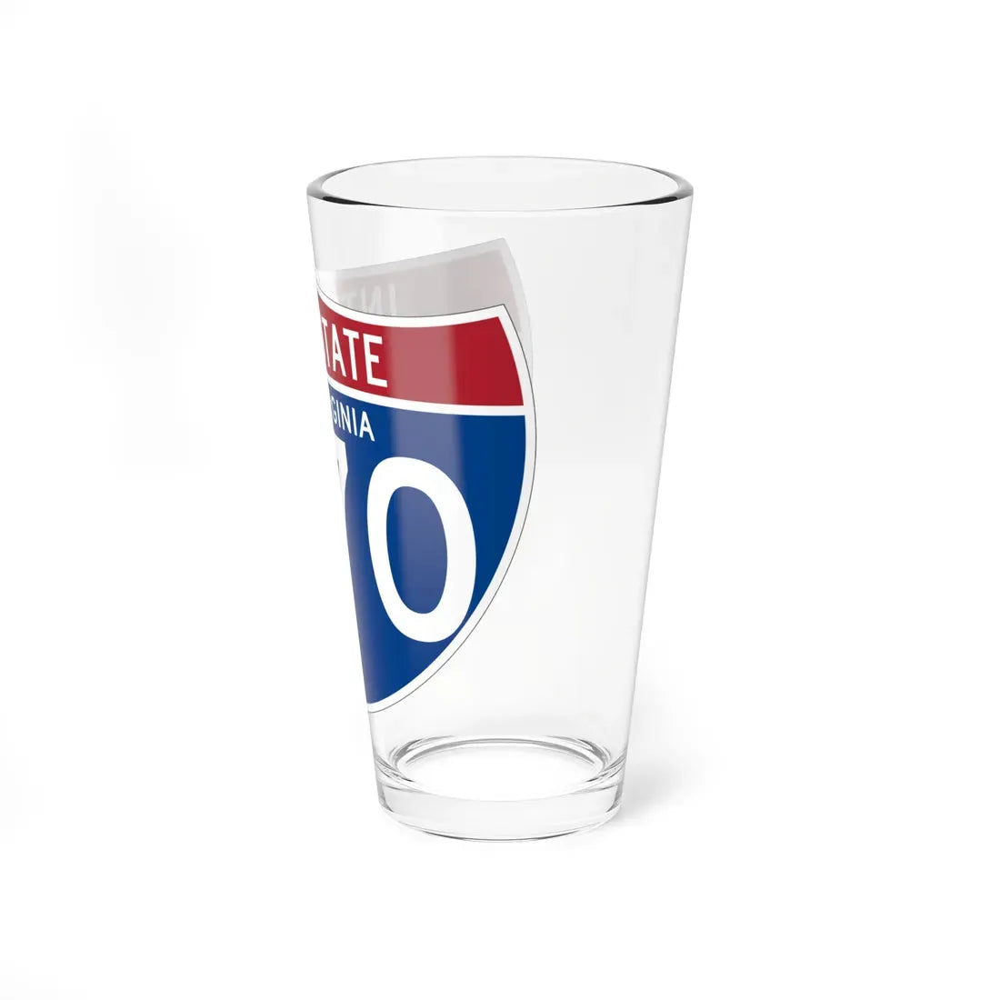 I-470 WV (Virginia) (Road Sign) Pint Glass 16oz - Go Mug Yourself