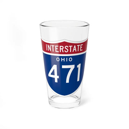 I-471 OH 1961 (Ohio) (Road Sign) Pint Glass 16oz 16oz - Go Mug Yourself