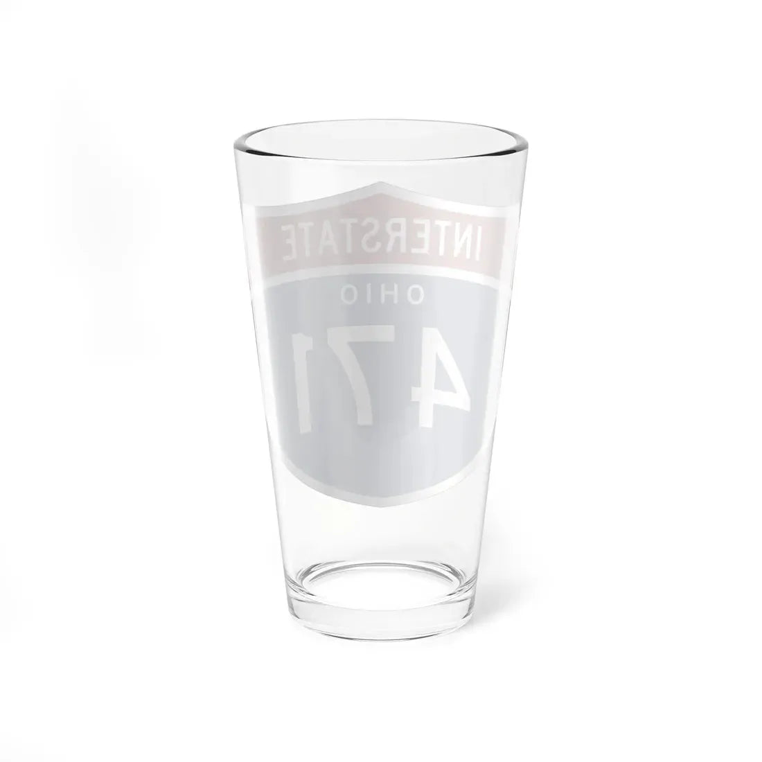 I-471 OH 1961 (Ohio) (Road Sign) Pint Glass 16oz - Go Mug Yourself