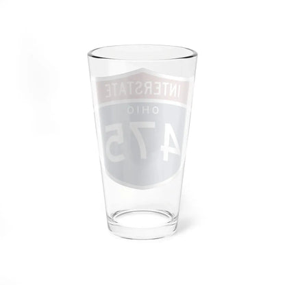 I-475 OH 1961 (Ohio) (Road Sign) Pint Glass 16oz - Go Mug Yourself