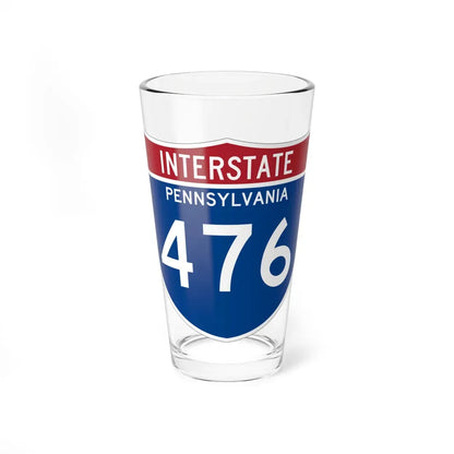 I-476 PA 1961 (Pennsylvania) (Road Sign) Pint Glass 16oz 16oz - Go Mug Yourself