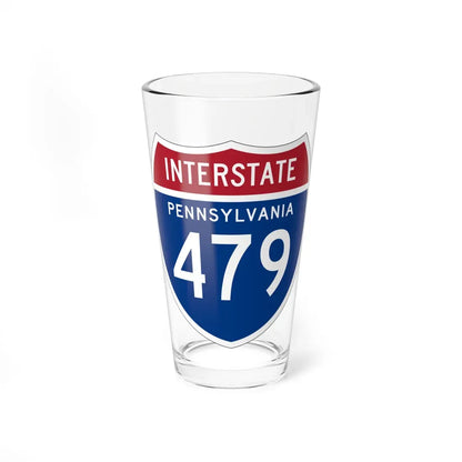 I-479 PA 1957 (Pennsylvania) (Road Sign) Pint Glass 16oz 16oz - Go Mug Yourself