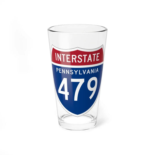 I-479 PA 1957 (Pennsylvania) (Road Sign) Pint Glass 16oz 16oz - Go Mug Yourself