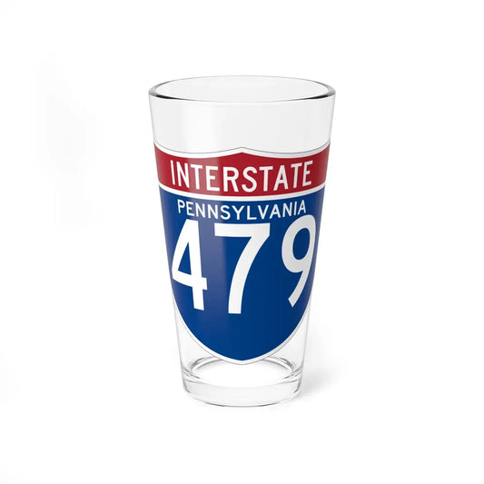 I-479 PA (Pennsylvania) (Road Sign) Pint Glass 16oz 16oz - Go Mug Yourself