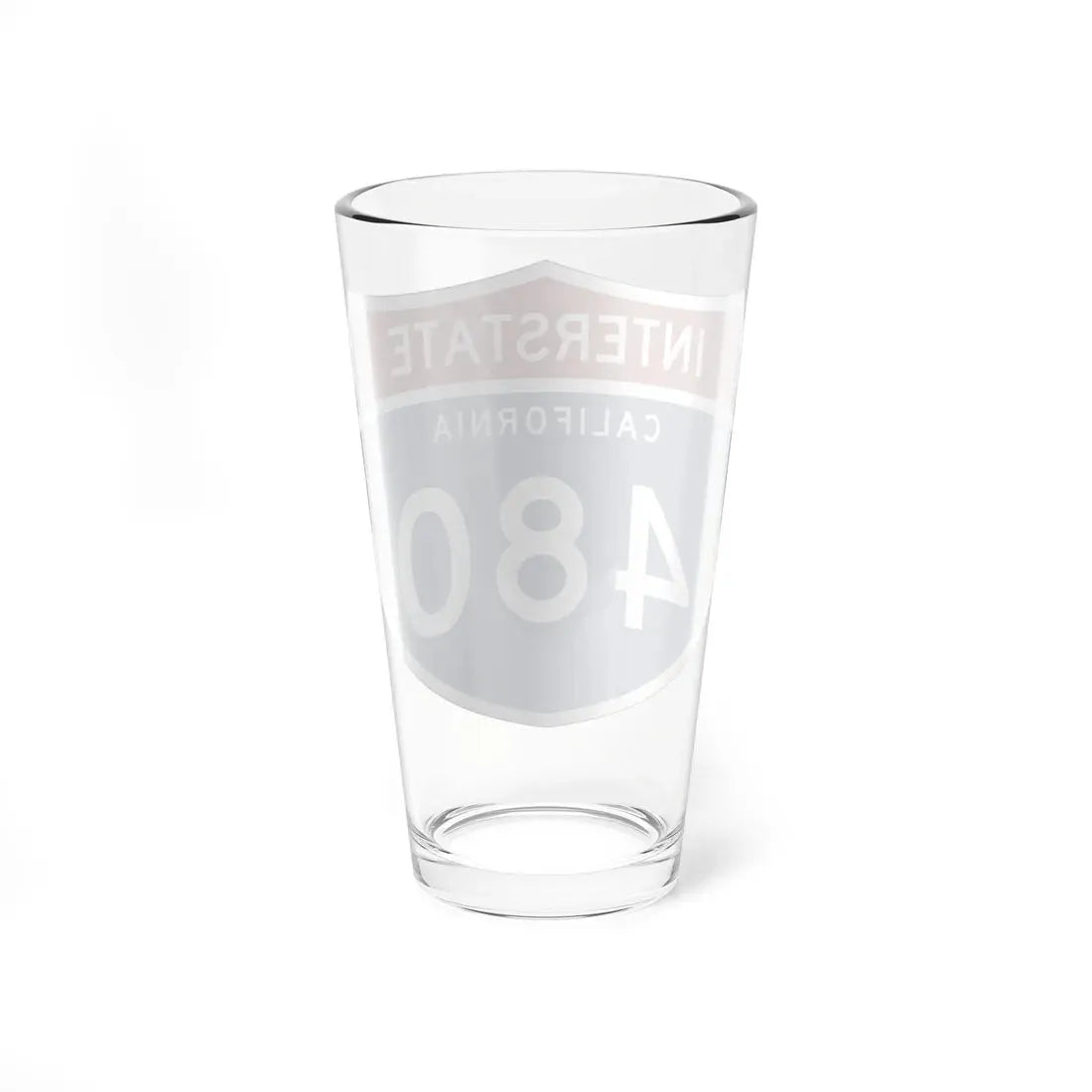 I-480 CA (California) (Road Sign) Pint Glass 16oz - Go Mug Yourself