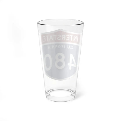 I-480 CA (California) (Road Sign) Pint Glss 16oz - Go Mug Yourself
