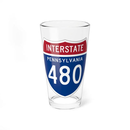 I-480 PA 1957 (Pennsylvania) (Road Sign) Pint Glss 16oz 16oz - Go Mug Yourself